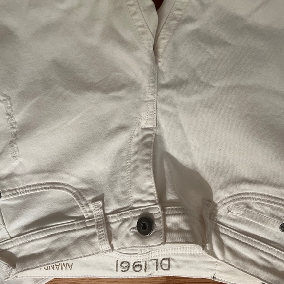 DL1961 Amanda skinny white distressed jeans - Picture 3 of 4